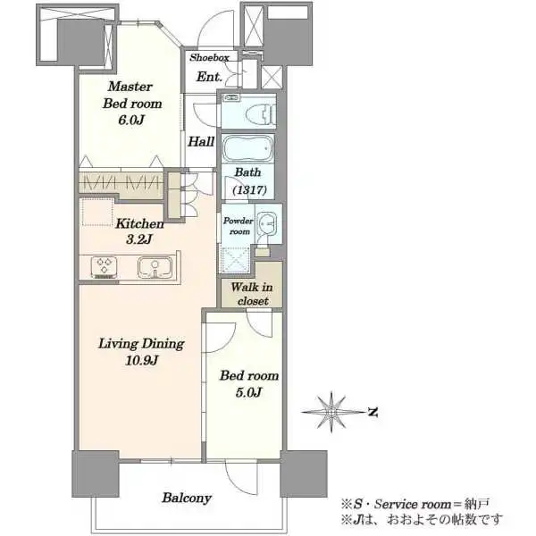 プラウド府中グレイス 間取図