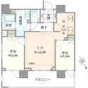 パークハウス小石川 間取図