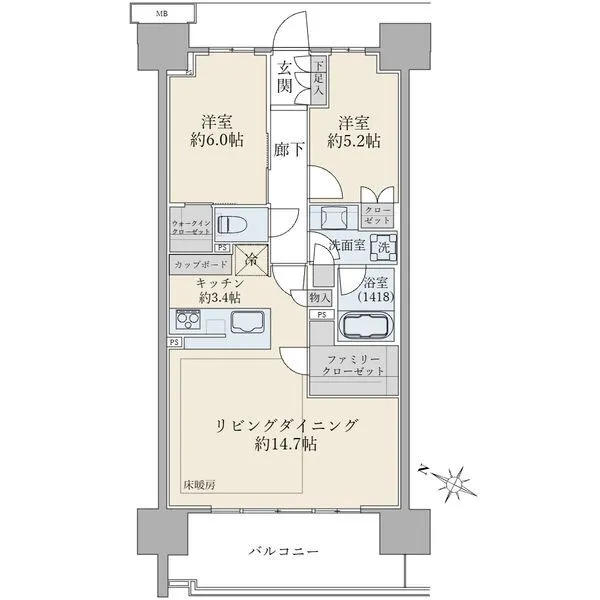 ＳＨＩＮＴＯ　ＣＩＴＹ（シントシティ） 間取図