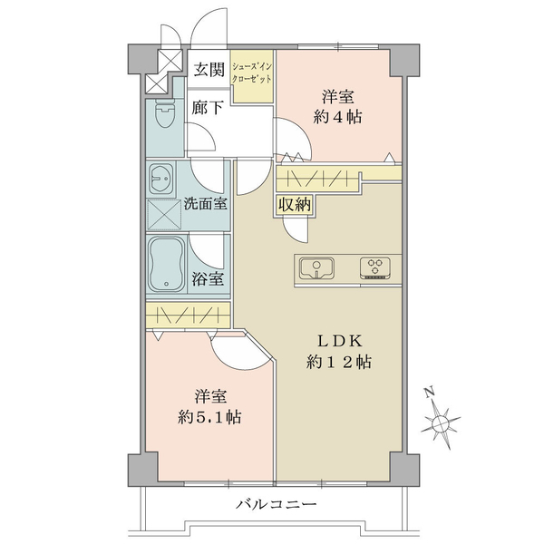 エクセル西池 間取図