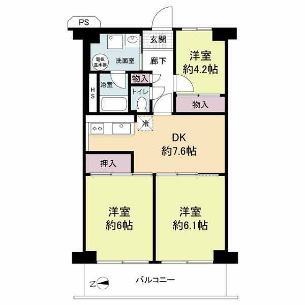 ネオハイツ城東 間取図