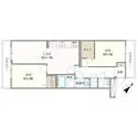 ライオンズマンション鶴見 間取図