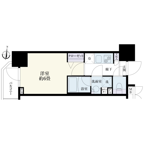 グランド・ガーラ立川 間取図