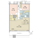 ブリリアマーレ有明 間取図