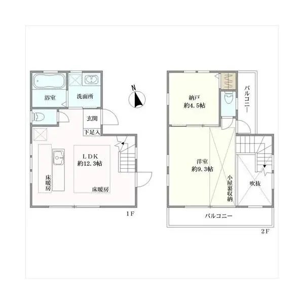 府中市栄町３丁目 間取図