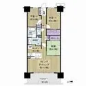 ＡＱＵＡ　ＳＵＩＴＥ オールフローリングプランの間取り
