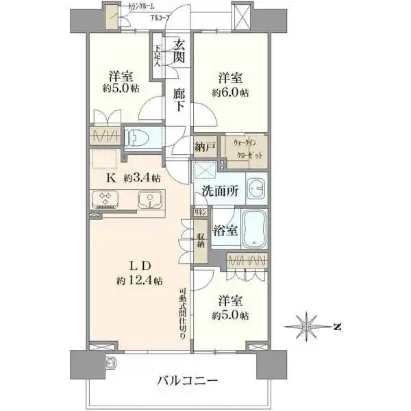 オーベル浦和レジデンス 間取図
