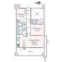ライオンズ東京根岸レジデンス 間取図