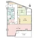 野毛山マンション 間取図