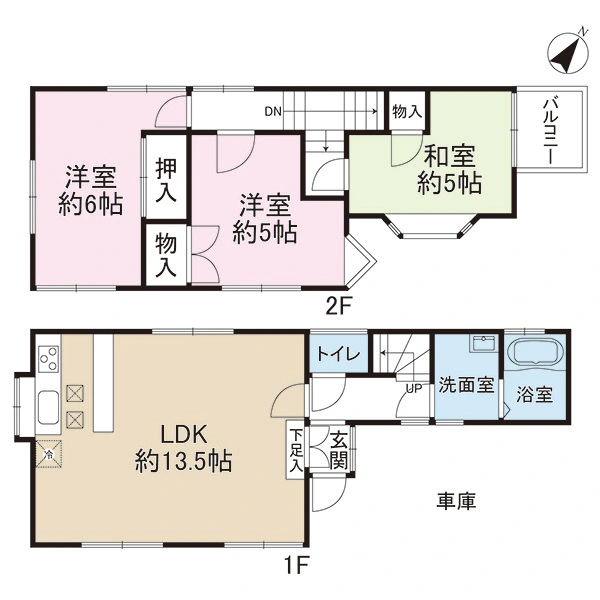 横浜市栄区笠間５丁目 間取図