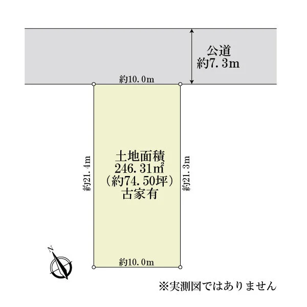 名古屋市西区枇杷島５丁目 区画図