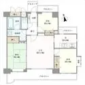 ライオンズマンション津田沼第７ 間取図