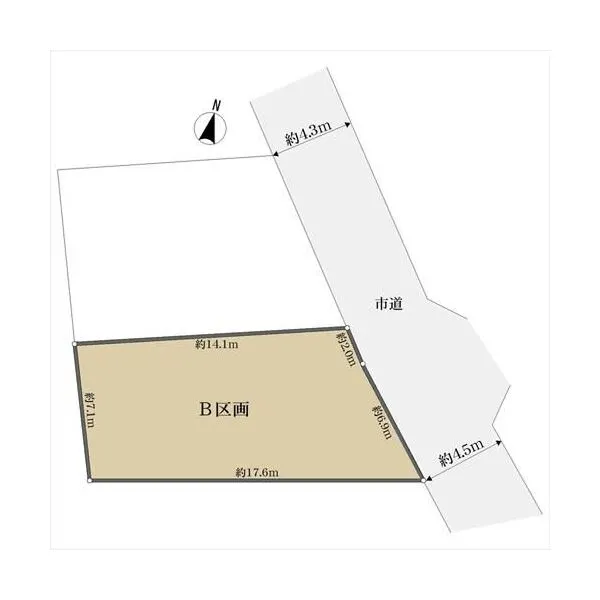さいたま市大宮区上小町 区画図