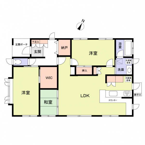 さいたま市見沼区東宮下１丁目 間取図