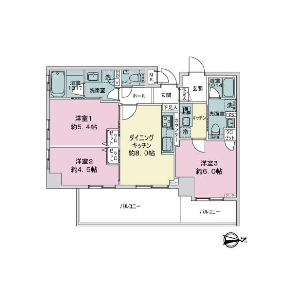 ロワール清澄白河 間取図