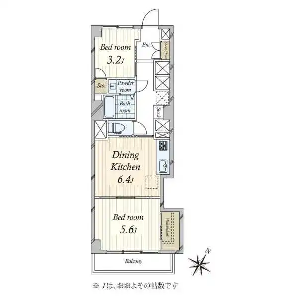 ニックハイム西六郷 間取図