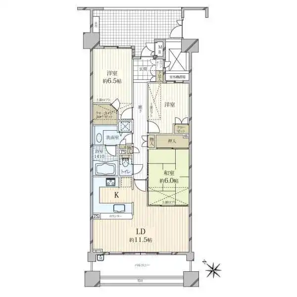 グランアルト加賀 間取図