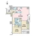 グローリオ蘆花公園ヴィラH棟 間取図