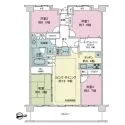 クレストフォルム日吉レインボーズヒルパークサイド 間取図