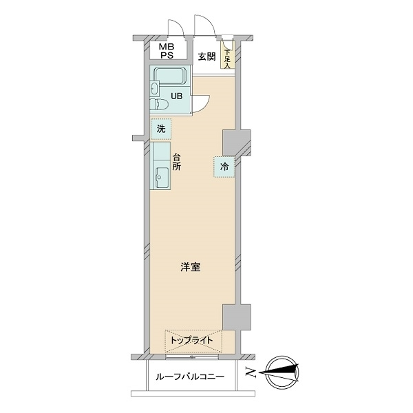 ライオンズマンション平河町 間取図