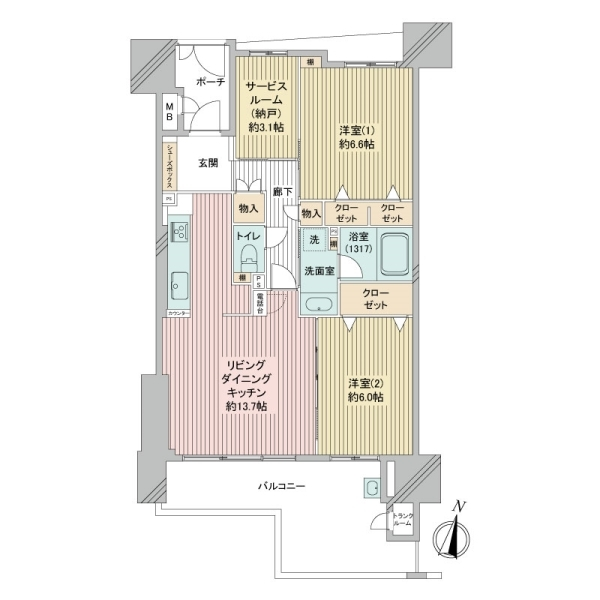 横浜テラス 間取図