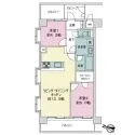 ライオンズシティ調布 間取図