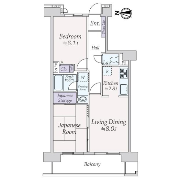 ライオンズプラザ錦糸町 間取図