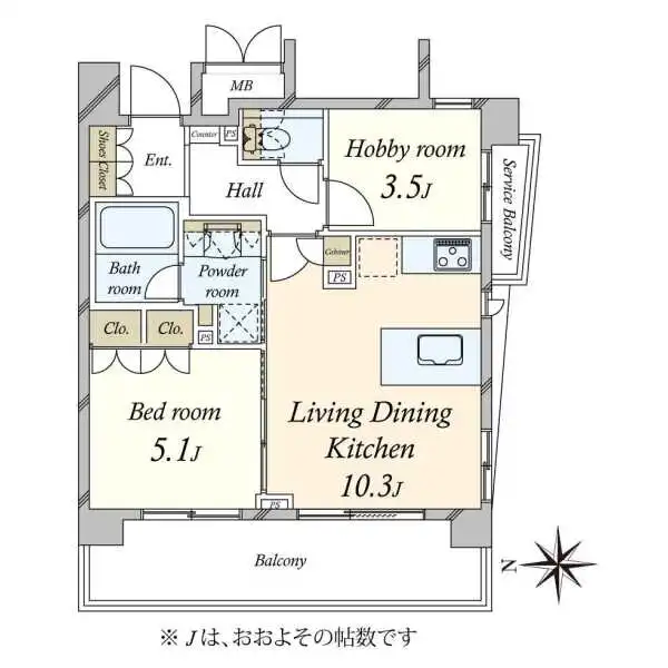 ラ・アトレ中板橋ＩＩ 間取図