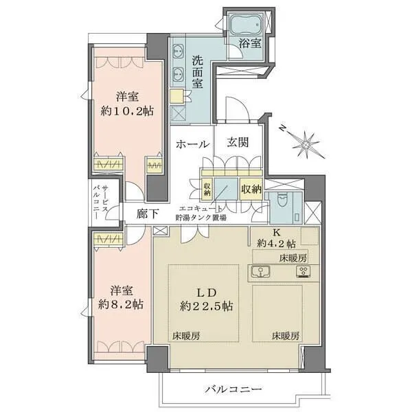 ルクラス本駒込 間取図