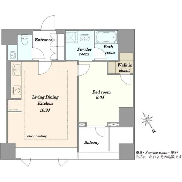 南青山テラス常盤松フォレスト 間取図