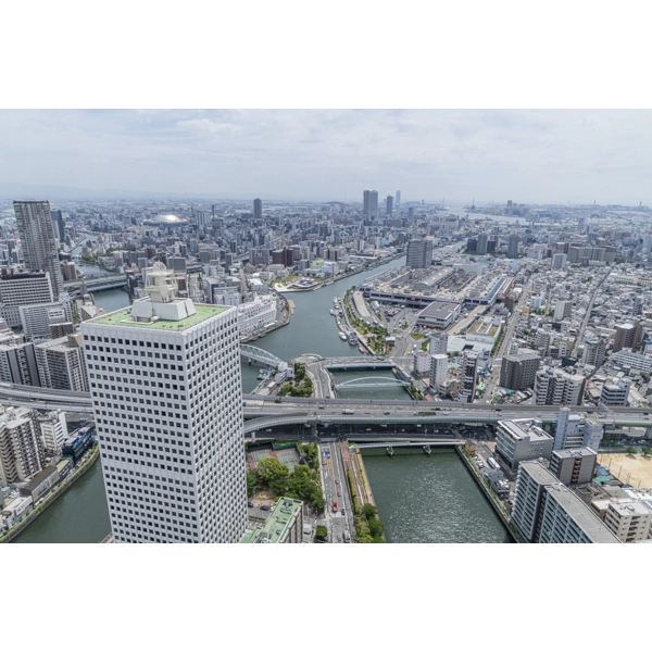 ザ・パークハウス中之島タワー 南西バルコニーからの眺望