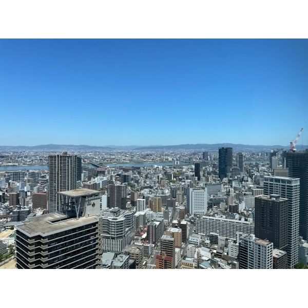 ザ・パークハウス中之島タワー 北西バルコニーからの眺望