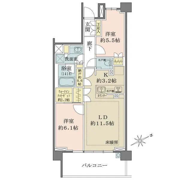 ザ・パークハウス戸塚ガーデン 間取図