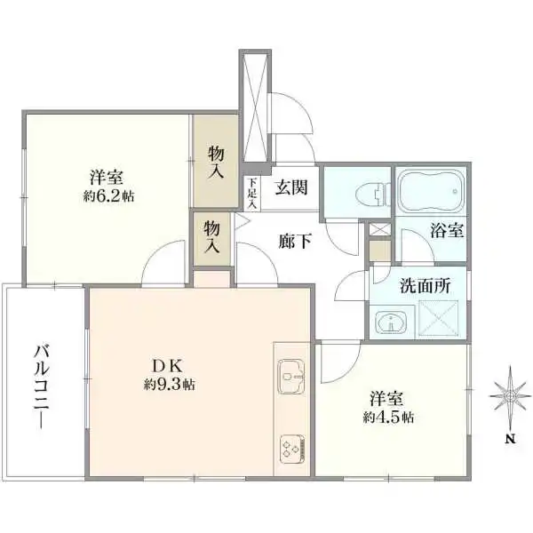 コスモ大泉学園 間取図