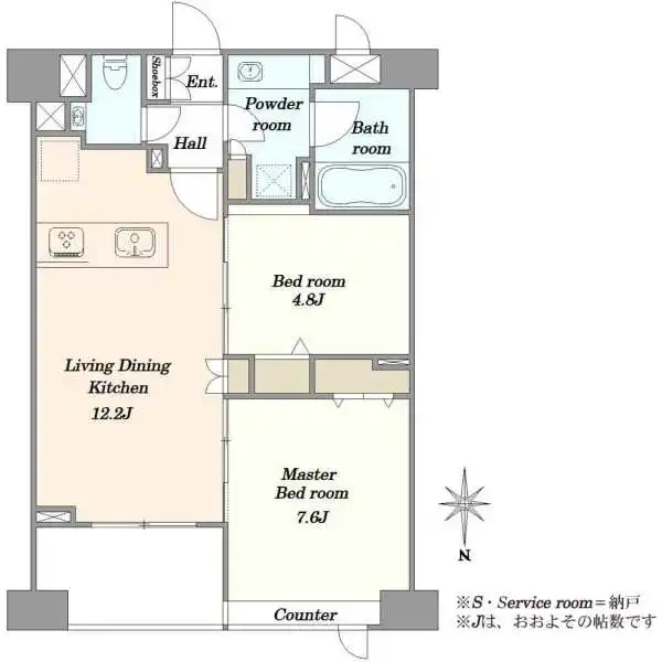 レゾン　アレグレ 間取図