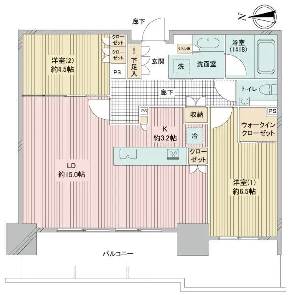 品川イーストシティタワー 間取図