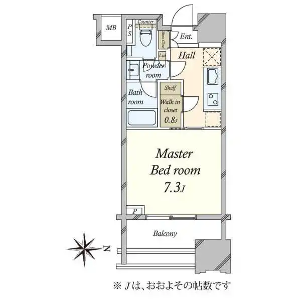 パークコート南麻布 間取図