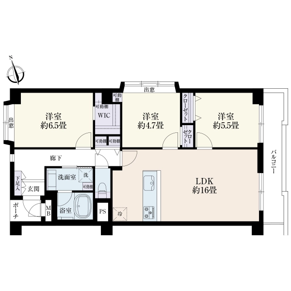 藤和南神大寺コープ 間取図