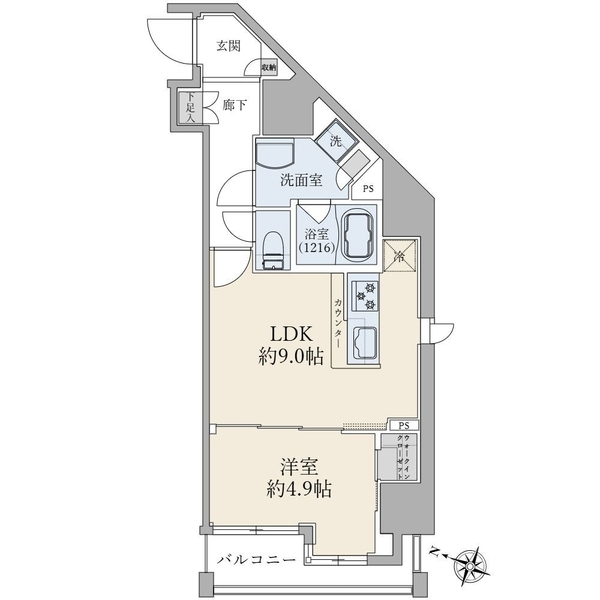 プレセダンヒルズ文京本駒込 間取図