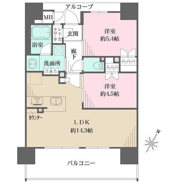 ザ・レジデンス寺田町駅前 間取図