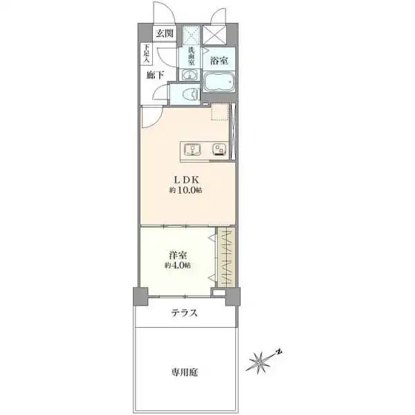 日本橋グリーンハイツ 間取図