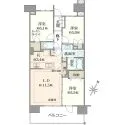 プラウド瑞江 間取図