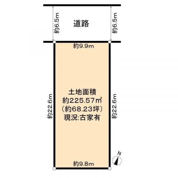 名古屋市名東区極楽３丁目 区画図