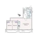 ライオンズマンション荏原 間取図