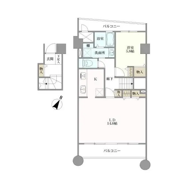 芦屋サニーヒル 間取図