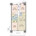 アクアフォレスタ・ルネ稲毛 間取図