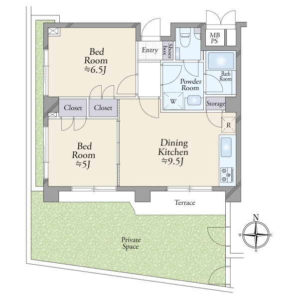 サンピア哲学堂公園 間取図