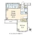 クオリア恵比寿サウス 間取図