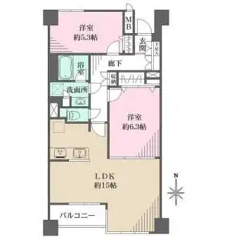 ■リビング・ダイニングを見渡せるカウンターシステムキッチン。■4階・南向き住戸のため、陽当たり良好。