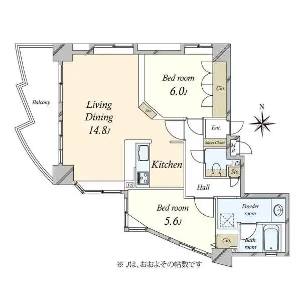 グランパーク代々木公園 間取図